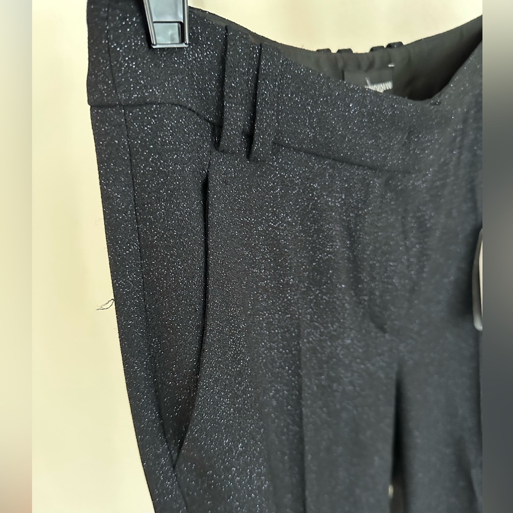 emporio armani Black Metallic trousers